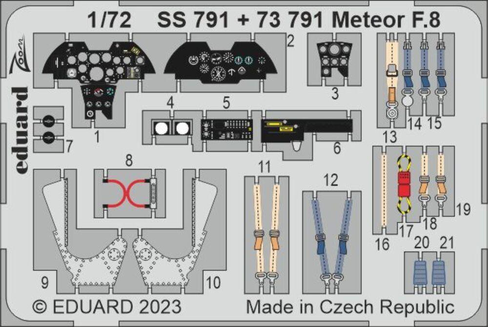 Meteor günstig Kaufen-Meteor F.8 [Airfix]. Meteor F.8 [Airfix] <![CDATA[Eduard / SS791 / 1:72]]>. 