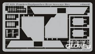 GE DP günstig Kaufen-Panther/Jagdpanther Rear Stowage Box. Panther/Jagdpanther Rear Stowage Box <![CDATA[Eduard / TP029 / 1:35]]>. 