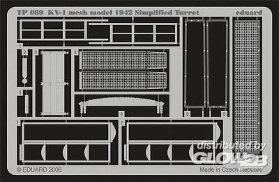 08 0  günstig Kaufen-KV-1 mesh Simplified turret [Trumpeter]. KV-1 mesh Simplified turret [Trumpeter] <![CDATA[Eduard / TP089 / 1:35]]>. 