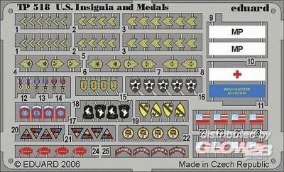 8591437365180 - TP518 - US insignia and medals WWII in 135