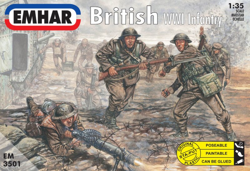 9335 E günstig Kaufen-British WWI Infantry. British WWI Infantry <![CDATA[Emhar / 933501 / 1:35]]>. 