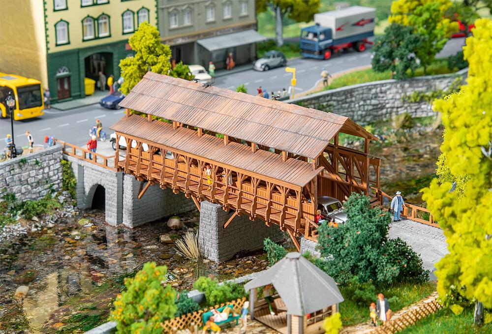 4104090205270 - H0 (187) 120527 - Eisenbahn-Holzbrücke 4104090205270 - H0 (187) 120527 - Eisenbahn-Holzbrücke