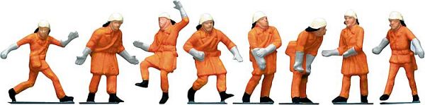 Feuerwehrleute, Uniform orange