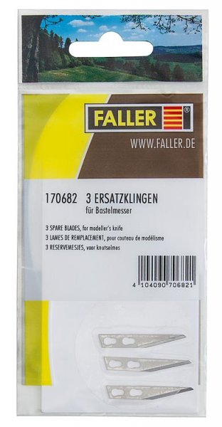 Ersatzklingen,Ceranfeldschaber günstig Kaufen-3 Ersatzklingen für Bastelmesser. 3 Ersatzklingen für Bastelmesser <![CDATA[Faller / 170682]]>. 