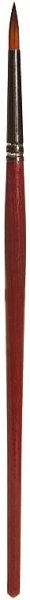 4104090721091 - Rundpinsel mit brauner Spitze synthetisch Größe 6 4104090721091 - Rundpinsel mit brauner Spitze synthetisch Größe 6