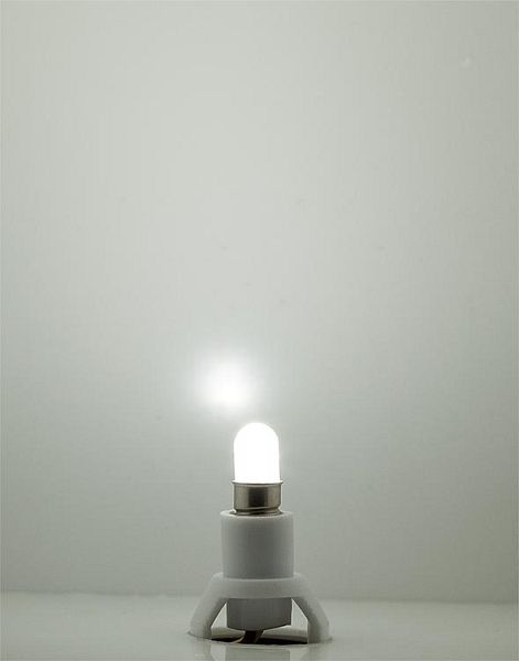 Beleuchtungssockel LED, kalt weiß