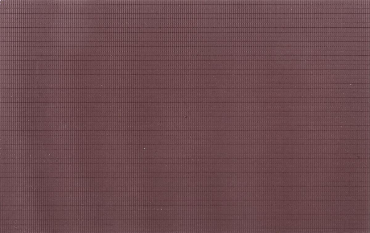 Bastelplatte Dachziegel, rotbraun