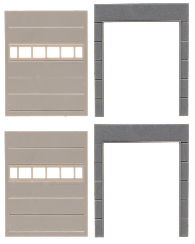 gold mit  günstig Kaufen-2 Wandelemente mit Toren - Goldbeck. 2 Wandelemente mit Toren - Goldbeck <![CDATA[Faller / 180881 / H0]]>. 