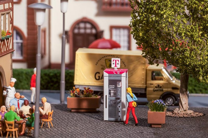 4104090809560 - H0 (187) 180956 - Telefonzelle Telekom 4104090809560 - H0 (187) 180956 - Telefonzelle Telekom