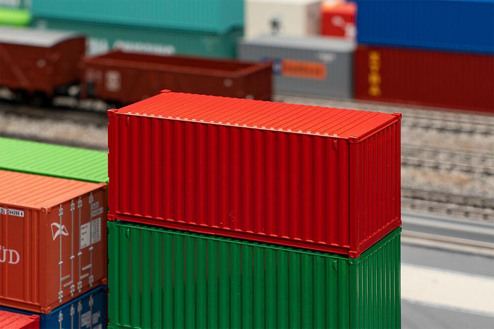 200 x günstig Kaufen-20´ Container, rot. 20´ Container, rot <![CDATA[Faller / 182003 / H0]]>. 