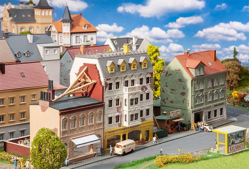 Stadthäuserzeile Breitestraße - Monatsmodell Dezember