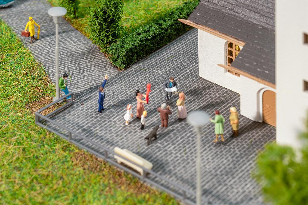 4104090723118 - PREMIUM Straßenfolie Kopfsteinpflaster dunkelgrau