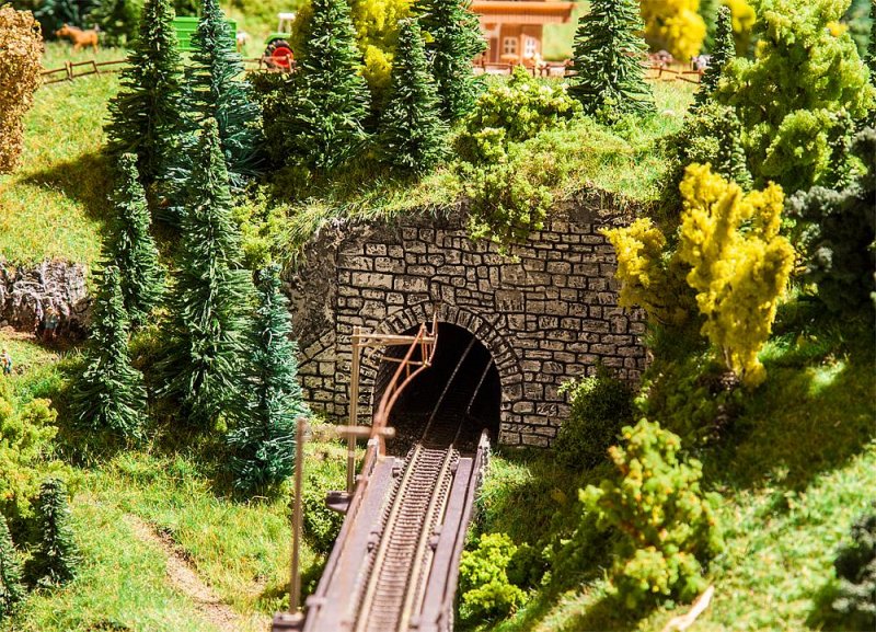Dekorplatte Tunnelportale Landwasser