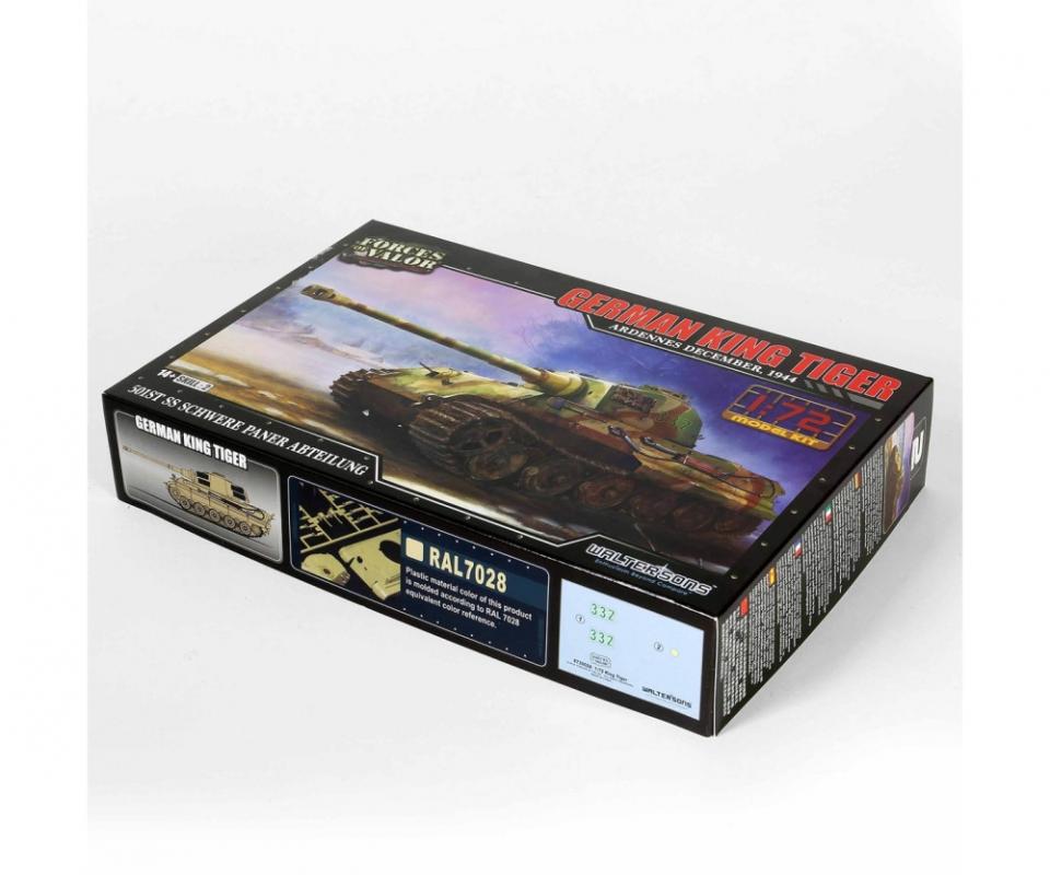 04 GE  günstig Kaufen-Dt. Königstiger Henschel Ardennen 1944. Dt. Königstiger Henschel Ardennen 1944 <![CDATA[Forces of Valor / 10041 / 1:72]]>. 