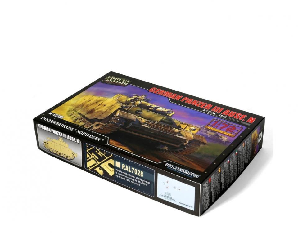 04 GE  günstig Kaufen-Dt. Panzer III Ausf.N Norwegen 1945. Dt. Panzer III Ausf.N Norwegen 1945 <![CDATA[Forces of Valor / 10046 / 1:72]]>. 