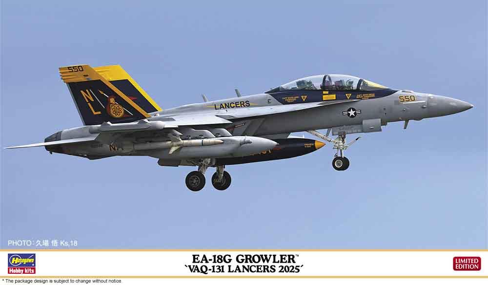 EA-18G Growler Vaq-131 Lancers 2025