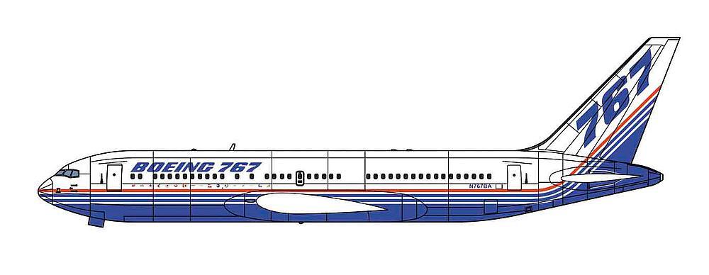 108 3 günstig Kaufen-Boeing 767-200 Demonstrator. Boeing 767-200 Demonstrator <![CDATA[Hasegawa / 10853 / 1:200]]>. 