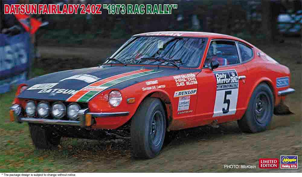 Fairlady 240Z günstig Kaufen-Datsun Fairlady 240Z, 1973 RAC Rally. Datsun Fairlady 240Z, 1973 RAC Rally <![CDATA[Hasegawa / 20555 / 1:24]]>. 