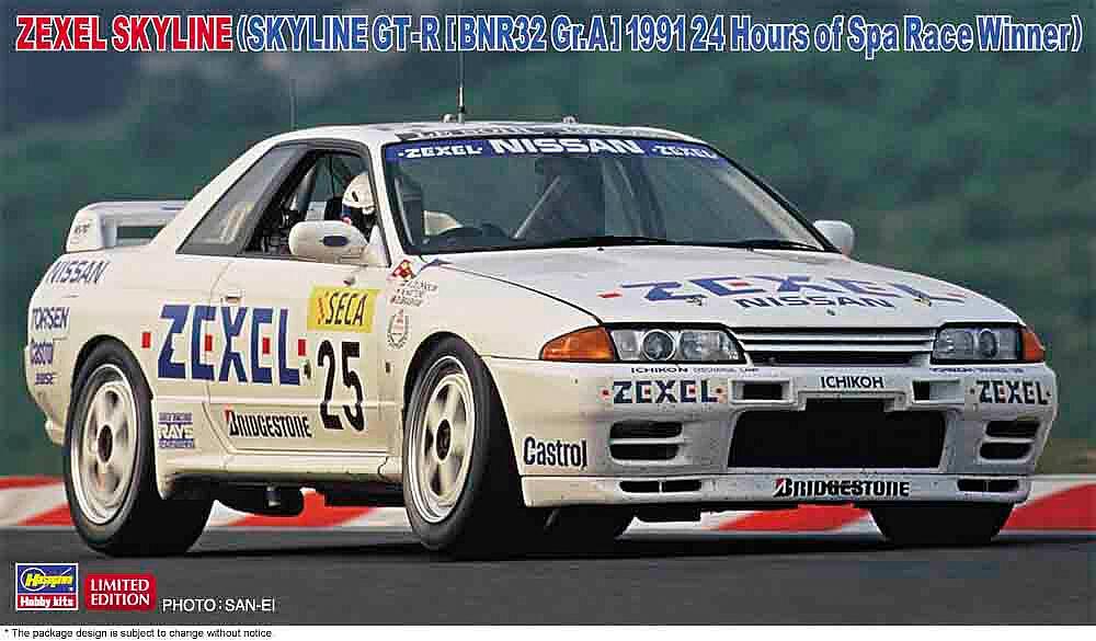 20 24 günstig Kaufen-Zexel Skyline GT-R, 24 hours of Spa 1991. Zexel Skyline GT-R, 24 hours of Spa 1991 <![CDATA[Hasegawa / 20565 / 1:24]]>. 