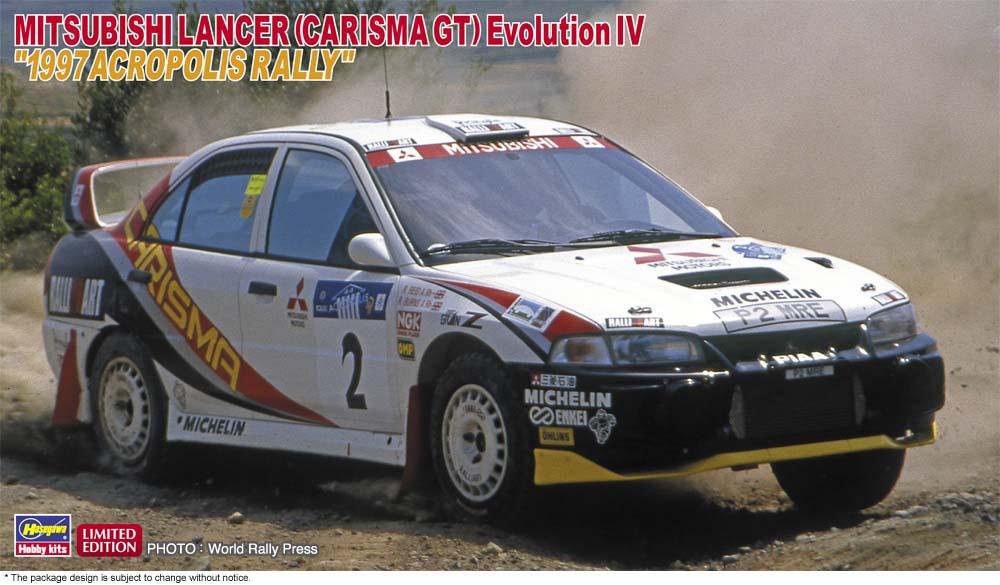 TS 59 günstig Kaufen-Mitsubishi Lancer Carisma GT, Evo IV, 1997 Acropolis Rally. Mitsubishi Lancer Carisma GT, Evo IV, 1997 Acropolis Rally <![CDATA[Hasegawa / 20593 / 1:24]]>. 