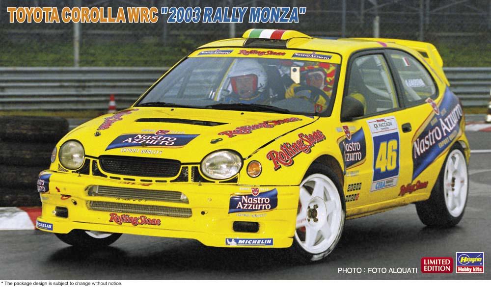 2003 günstig Kaufen-Toyota Corolla WRC, 2003 Rally Monza. Toyota Corolla WRC, 2003 Rally Monza <![CDATA[Hasegawa / 20686 / 1:24]]>. 