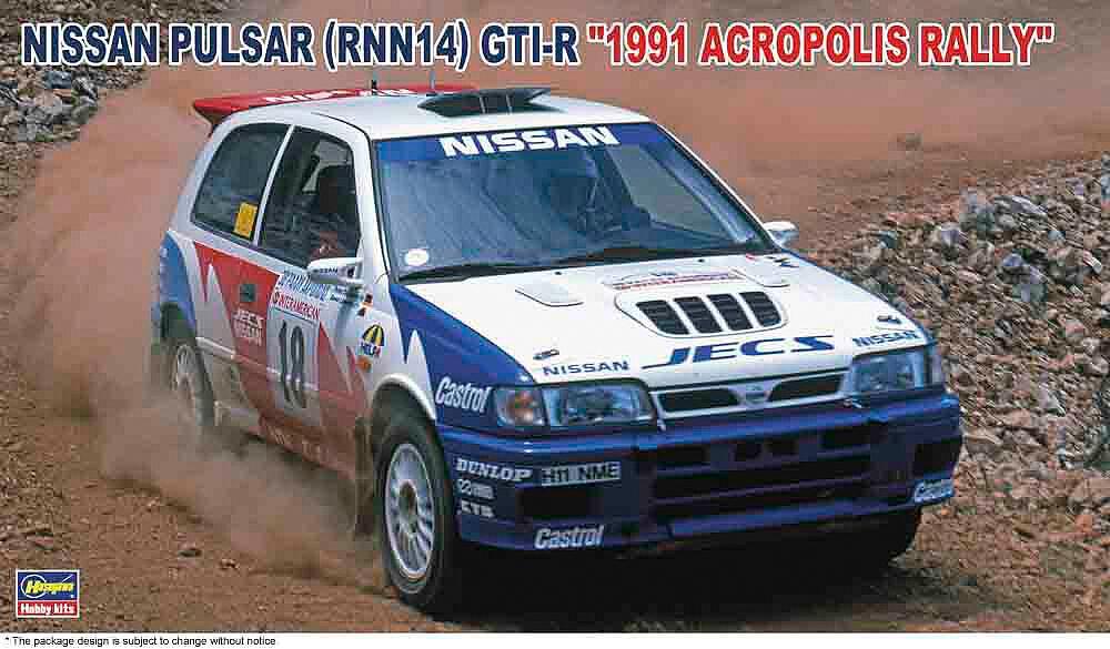 CR 1 günstig Kaufen-Nissan Pulsar GTI-R, 1991 Acropolis Rally. Nissan Pulsar GTI-R, 1991 Acropolis Rally <![CDATA[Hasegawa / HC53 / 1:24]]>. 