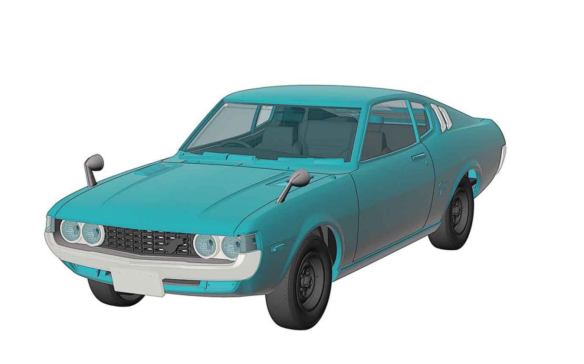 Toyota Celica LB 1600GT - Türkis - Klick-Bausatz