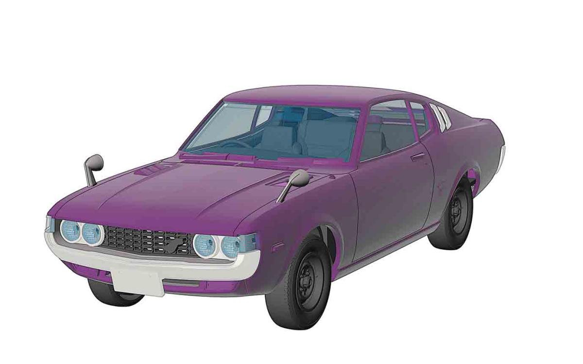 Toyota Celica LB 1600GT - Purpur - Klick-Bausatz
