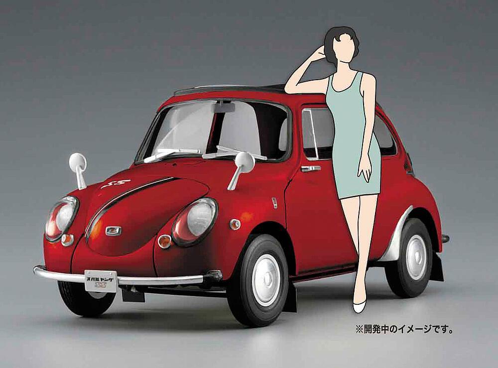 4967834522916 - Hasegawa 652291 - 1 24 Subaru 360 Young ss mit 60er Jahre Girl