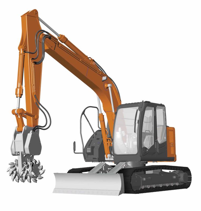 4967834661110 - Hitachi Zaxis 135US mit Messerkopf
