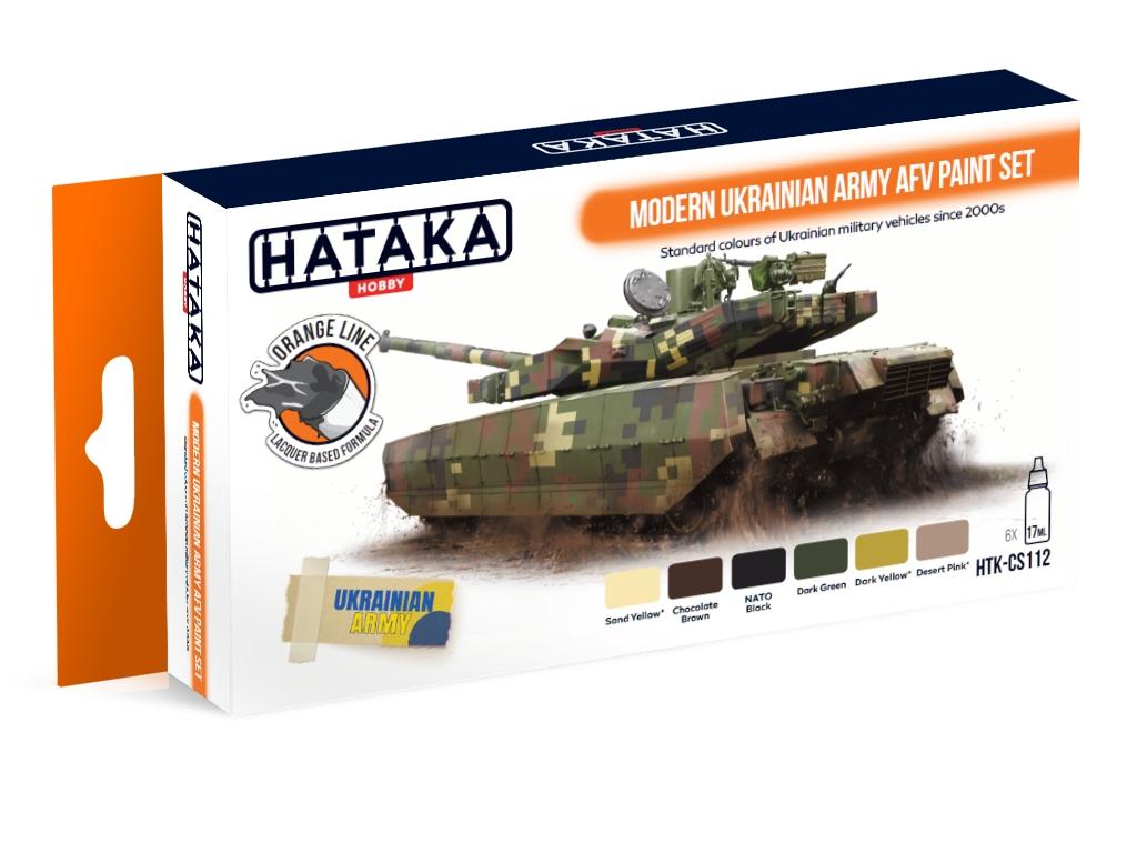 Modern Ukrainian Army AFV - Orange Line Paint Set (6 x 17 ml)