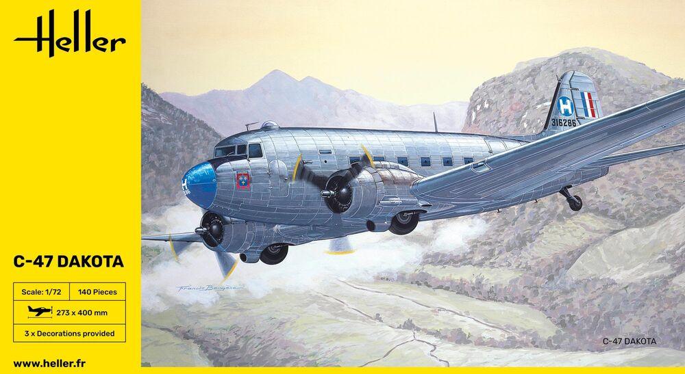Dakota günstig Kaufen-Douglas C-47 Dakota. Douglas C-47 Dakota <![CDATA[Heller / 30372 / 1:72]]>. 