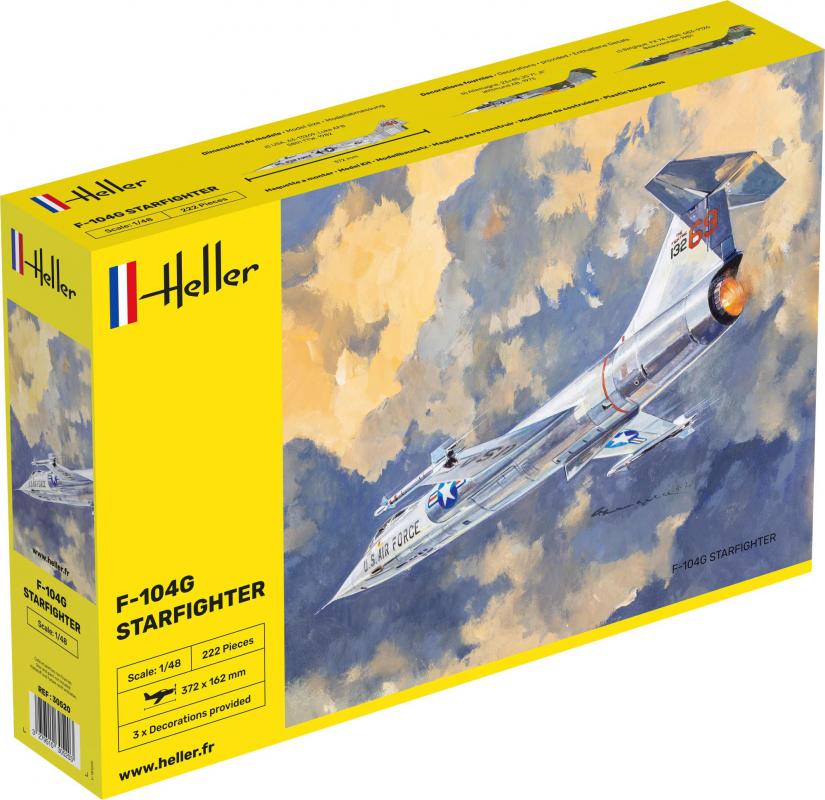 48 52 günstig Kaufen-Lockheed F-104G Starfighter. Lockheed F-104G Starfighter <![CDATA[Heller / 30520 / 1:48]]>. 