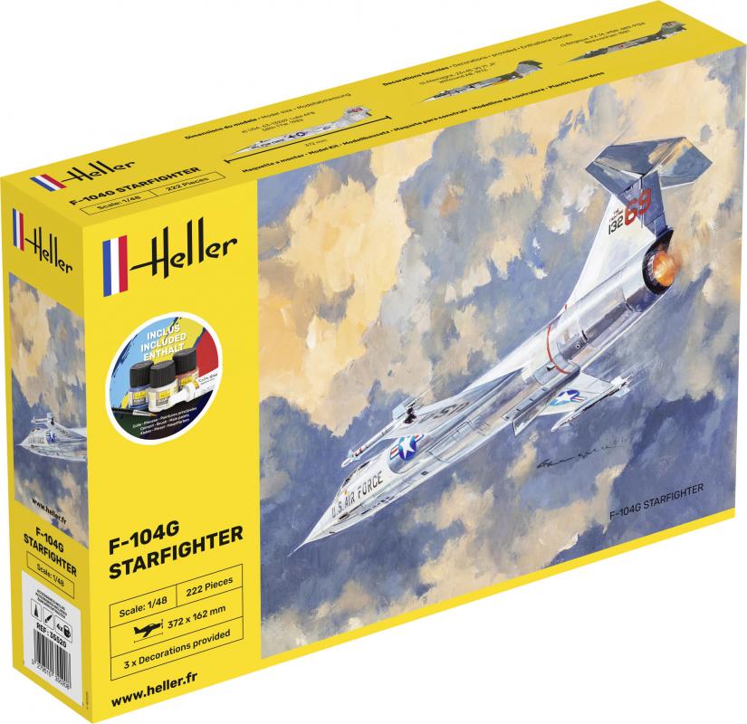 48 52 günstig Kaufen-F-104G Starfighter - Starter Kit. F-104G Starfighter - Starter Kit <![CDATA[Heller / 35520 / 1:48]]>. 