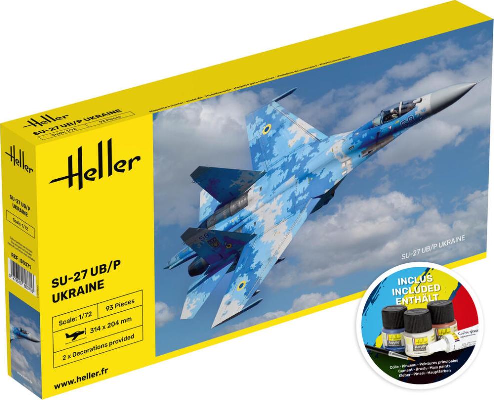 UKRAINE günstig Kaufen-SU-27 UB/P Ukraine - Starter Kit. SU-27 UB/P Ukraine - Starter Kit <![CDATA[Heller / 56371 / 1:72]]>. 