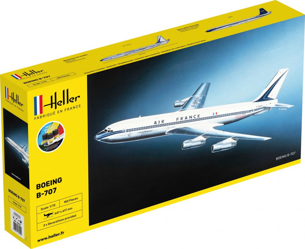 France/F günstig Kaufen-Boeing B-707 Air France - Starter Kit. Boeing B-707 Air France - Starter Kit <![CDATA[Heller / 56452 / 1:72]]>. 