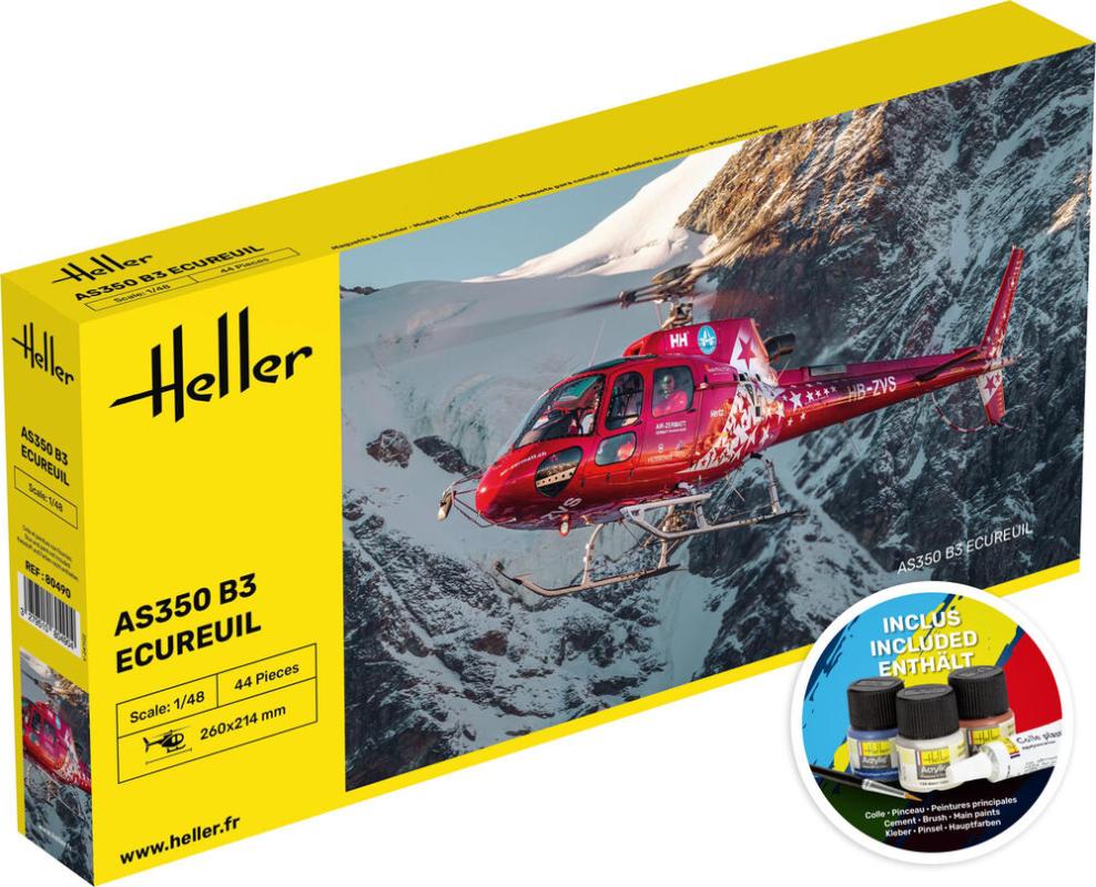 50 90 günstig Kaufen-AS350 B3 Ecureuil - Starter Kit. AS350 B3 Ecureuil - Starter Kit <![CDATA[Heller / 56490 / 1:48]]>. 