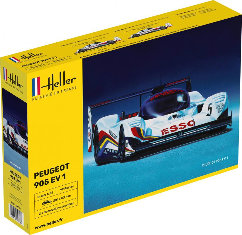 Peugeot 905 günstig Kaufen-Peugeot 905 EV 1. Peugeot 905 EV 1 <![CDATA[Heller / 80718 / 1:24]]>. 