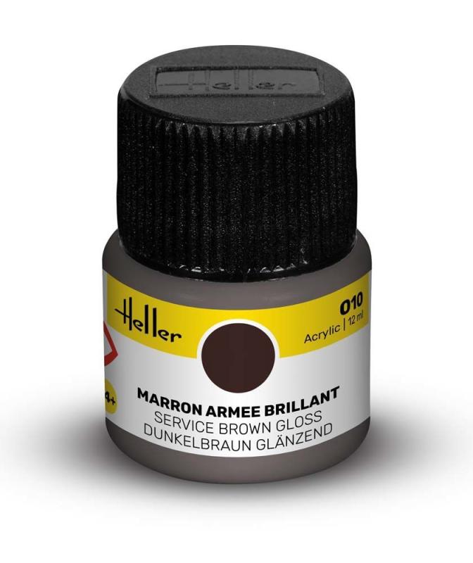 ml braun günstig Kaufen-010 - Dunkelbraun glänzend [12 ml]. 010 - Dunkelbraun glänzend [12 ml] <![CDATA[Heller / 9010]]>. 