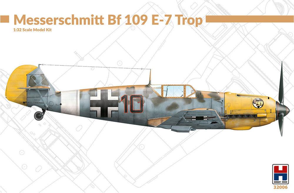 10 DA  günstig Kaufen-Messerschmitt Bf 109 E-7 trop. Messerschmitt Bf 109 E-7 trop <![CDATA[Hobby 2000 / 32006 / 1:32]]>. 