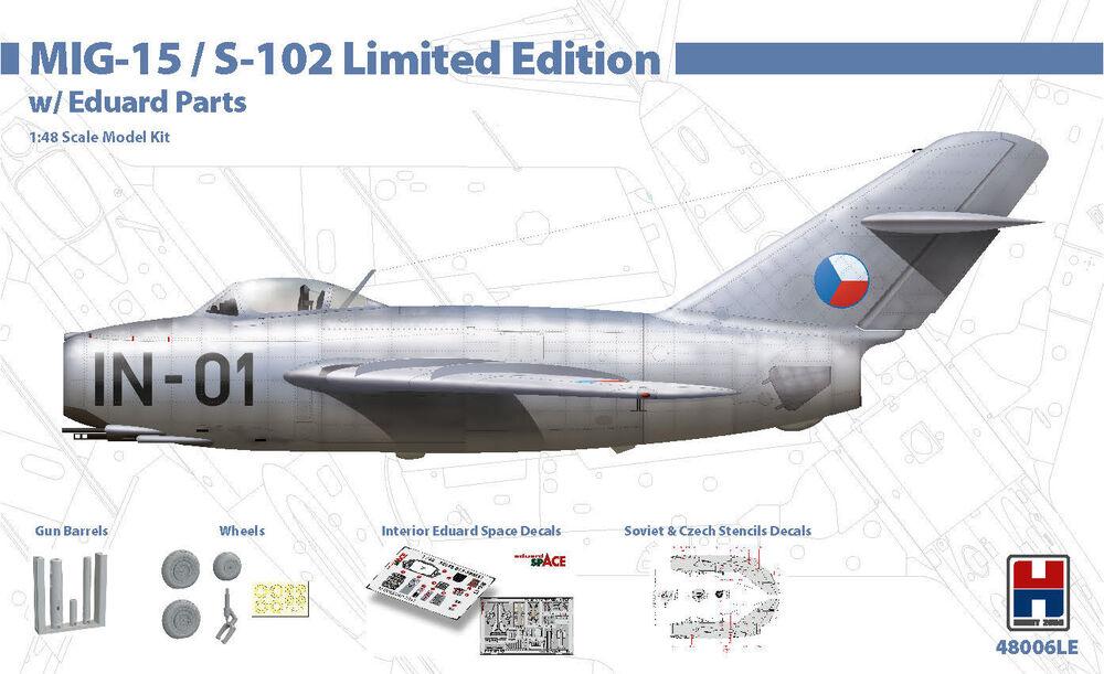 000 g  günstig Kaufen-MIG-15 / S-102 Limited Edition. MIG-15 / S-102 Limited Edition <![CDATA[Hobby 2000 / 48006LE / 1:48]]>. 