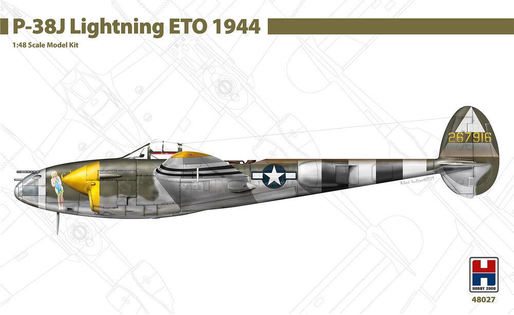 Lightning günstig Kaufen-P-38J Lightning ETO 1944. P-38J Lightning ETO 1944 <![CDATA[Hobby 2000 / 48027 / 1:48]]>. 