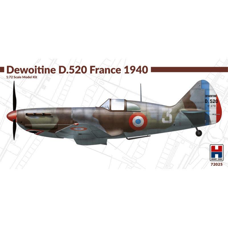 5903002057254 - Hobby 2000 H2K72025 - Dewoitine D520 France 1940 in 172 5903002057254 - Hobby 2000 H2K72025 - Dewoitine D520 France 1940 in 172