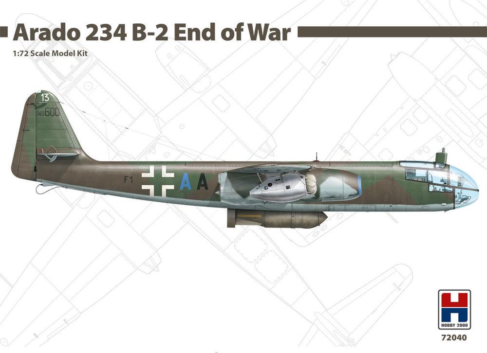 Wiederaufladbar,2000 günstig Kaufen-Arado 234 B-2 End of War. Arado 234 B-2 End of War <![CDATA[Hobby 2000 / 72040 / 1:72]]>. 