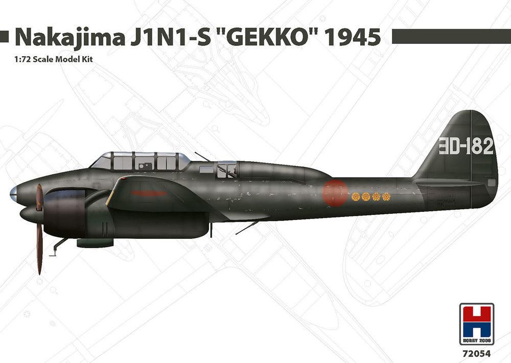 5903002057544 - Hobby 2000 72054 - 172 Nakajima J1N1-S GEKKO 1945 5903002057544 - Hobby 2000 72054 - 172 Nakajima J1N1-S GEKKO 1945