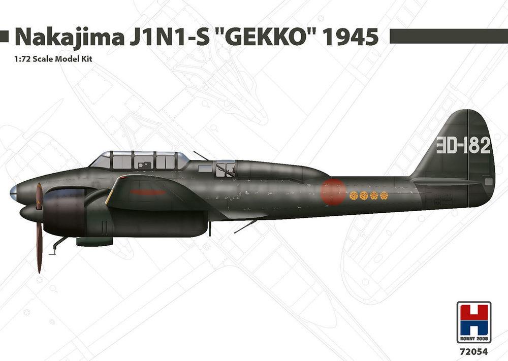 J1N1 S günstig Kaufen-Nakajima J1N1-S GEKKO 1945. Nakajima J1N1-S GEKKO 1945 <![CDATA[Hobby 2000 / 72054 / 1:72]]>. 