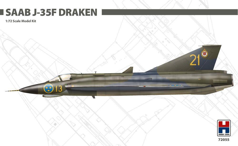 2000 AA günstig Kaufen-Saab J-35F Draken. Saab J-35F Draken <![CDATA[Hobby 2000 / 72055 / 1:72]]>. 