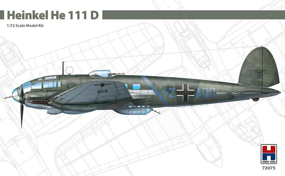 2000 günstig Kaufen-Heinkel He 111 D. Heinkel He 111 D <![CDATA[Hobby 2000 / 72075 / 1:72]]>. 