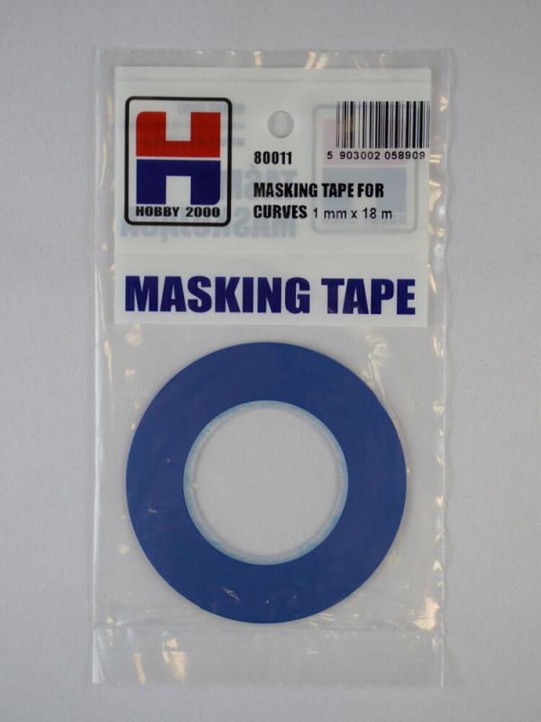 Tape günstig Kaufen-Masking Tape For Curves - 1 mm x 18 m. Masking Tape For Curves - 1 mm x 18 m <![CDATA[Hobby 2000 / 80011]]>. 