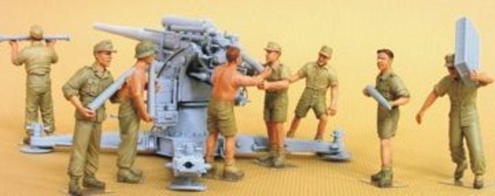 Figures günstig Kaufen-Flak 18 Crew set (Afrikakorps) 8 figures. Flak 18 Crew set (Afrikakorps) 8 figures <![CDATA[Hobby Fan / HF568 / 1:35]]>. 